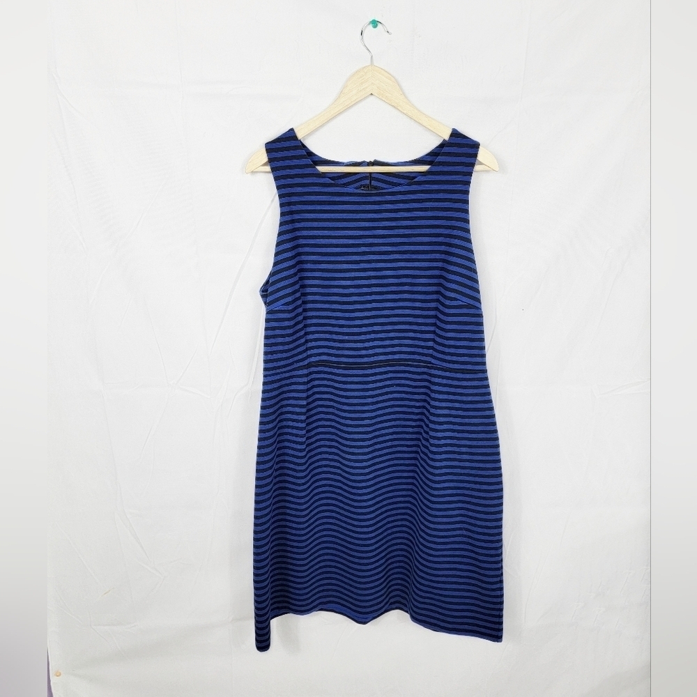 Old Navy Xxl Striped Blue Sleeveless Dress